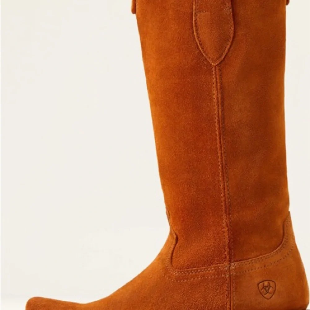 NWT Ariat Suede Memphis Western Cowboy Boot - Picture 4 of 9